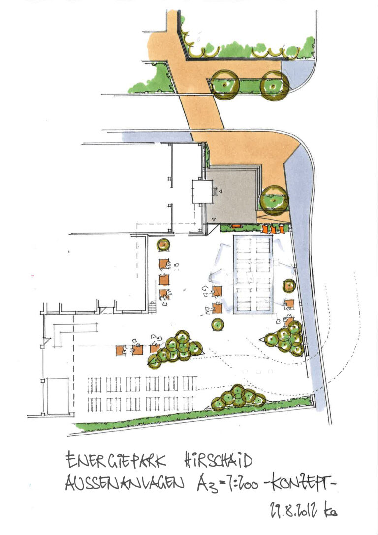 Kounovsky Landschaftsarchitektur – Außenanlagen Energiepark