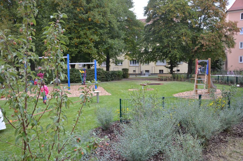 Kounovsky Landschaftsarchitektur – Innenhof Brehmstraße