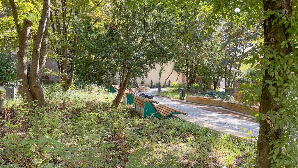 Kounovsky Landschaftsarchitektur – Pocketpark Peststadel, Nürnberg