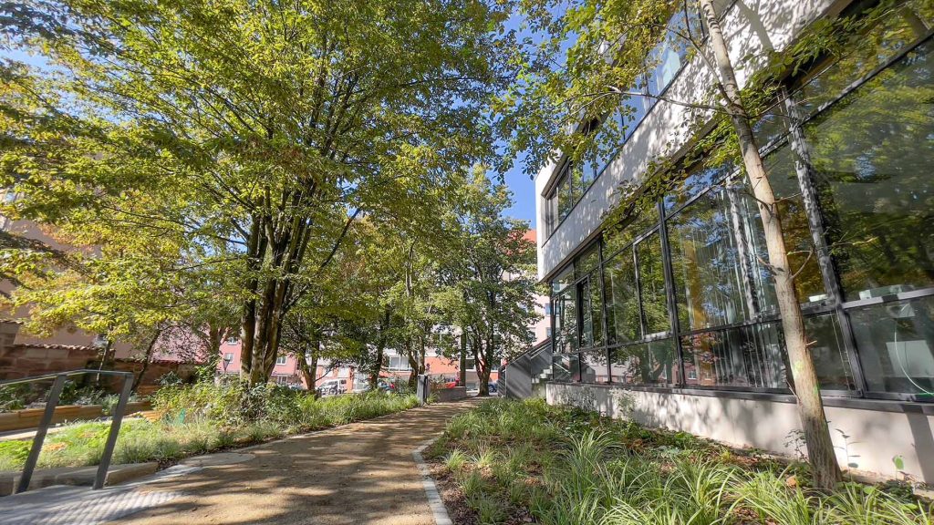 Kounovsky Landschaftsarchitektur – Pocketpark Peststadel, Nürnberg