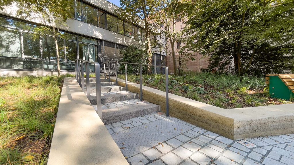 Kounovsky Landschaftsarchitektur – Pocketpark Peststadel, Nürnberg